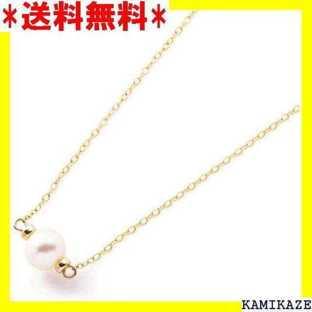 ☆ １粒淡水パール 淡水真珠 ネックレス K14GFチェーン ホワイト