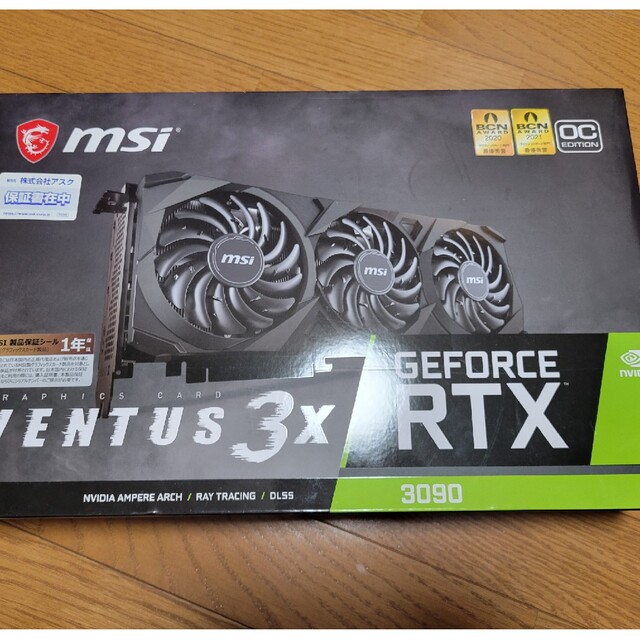MSI  GeForce RTX 3090美品！