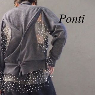 PONTI/ポンティ　ウール100%ニット(ニット/セーター)