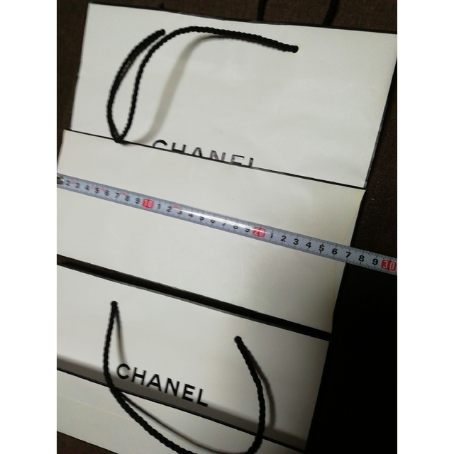 CHANEL(たためる)シャップ袋 コスメ/美容のコスメ/美容 その他(その他)の商品写真