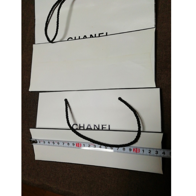 CHANEL(たためる)シャップ袋 コスメ/美容のコスメ/美容 その他(その他)の商品写真