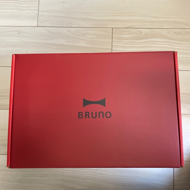 BRUNO(ブルーノ)のBRUNO コンパクトホットプレート レッド BOE021-RD(1台) スマホ/家電/カメラの調理家電(ホットプレート)の商品写真