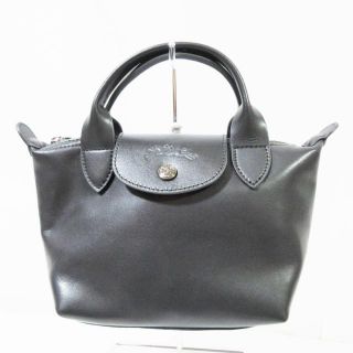 ロンシャン(LONGCHAMP)のロンシャン ハンドバッグ 黒 ミニバッグ(ハンドバッグ)