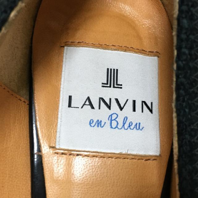 LANVIN en Bleu(ランバンオンブルー)のランバンオンブルー パンプス 23 - 黒 レディースの靴/シューズ(ハイヒール/パンプス)の商品写真