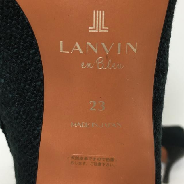 LANVIN en Bleu(ランバンオンブルー)のランバンオンブルー パンプス 23 - 黒 レディースの靴/シューズ(ハイヒール/パンプス)の商品写真