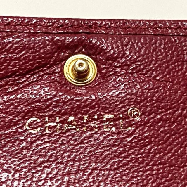 CHANEL(シャネル)のシャネル 3つ折り財布 レッド ココマーク レディースのファッション小物(財布)の商品写真