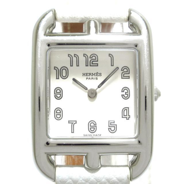 超特価激安 Hermes - エルメス 腕時計 CC1.210 レディース 白 腕時計