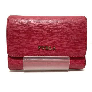 フルラ(Furla)のフルラ 3つ折り財布 - レッド レザー(財布)