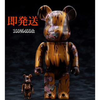 ベアブリック(BE@RBRICK)の BE@RBRICK 尾形光琳 国宝　八橋蒔絵螺鈿硯箱　100% & 400%(その他)