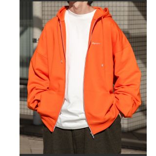 カーハート(carhartt)のペルーシュジップパーカー オレンジ(パーカー)