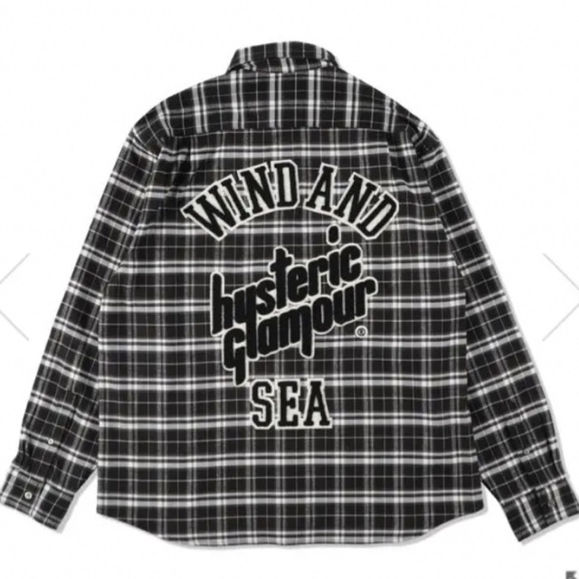 WIND AND SEA(ウィンダンシー)のHYSTERIC GLAMOUR X WDS CHECK SHIRT SEA メンズのトップス(シャツ)の商品写真