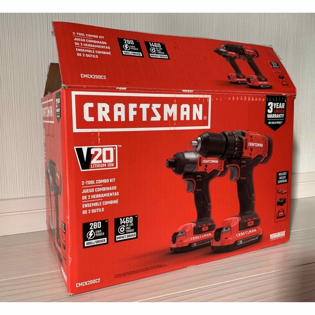 新版 CRAFTSMAN インパクト　セットV20 工具/メンテナンス