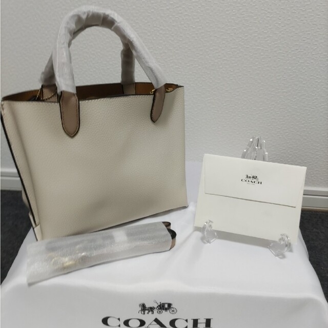 COACH - COACH コーチ ウィロウ トート 24 ショルダー WHITE ホワイト