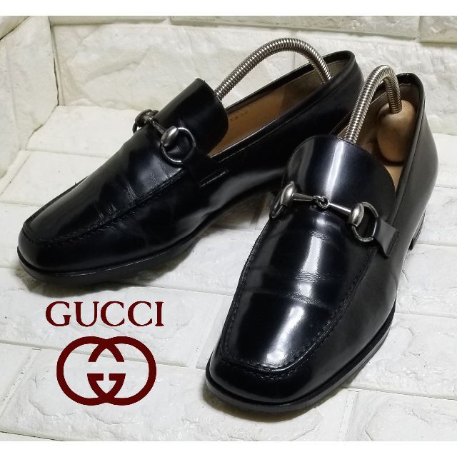 GUCCI】ホースビットローファーsize38.5C (約23.5cm)-