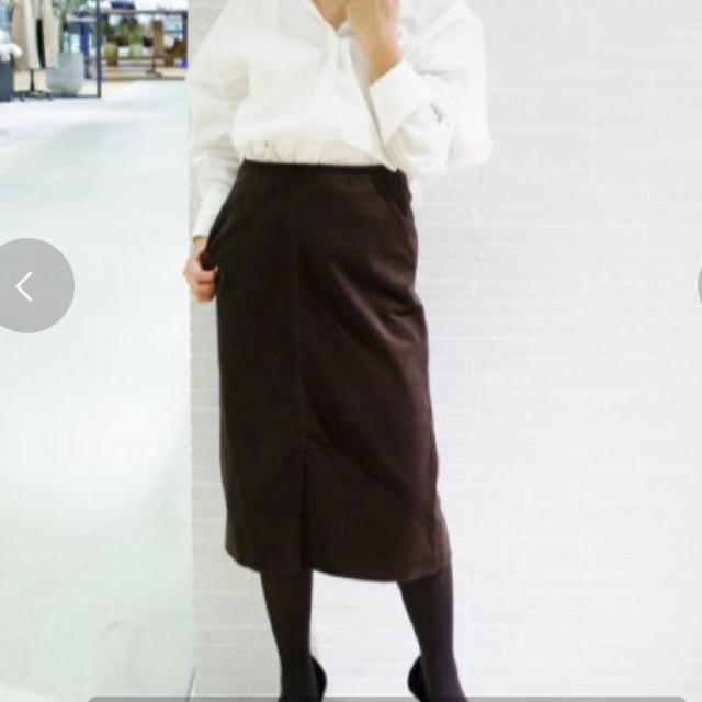 Plage(プラージュ)のまいまい様専用…プラージュ コーデュロイスカート ブラウン カーキ レディースのスカート(ひざ丈スカート)の商品写真