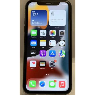 アップル(Apple)の美品！iPhone11ブラック128SIMフリー83%(携帯電話本体)