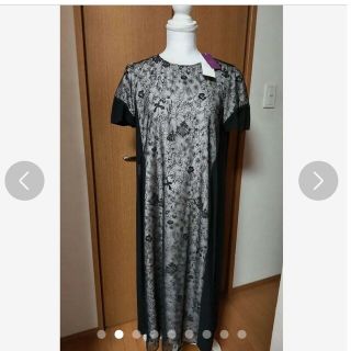 アマカ】未使用 半額 リバティ×溝呂木レース コンビドレス 49500円