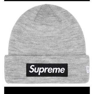 シュプリーム(Supreme)のSupreme New Era Box Logo Beanie Gray(ニット帽/ビーニー)