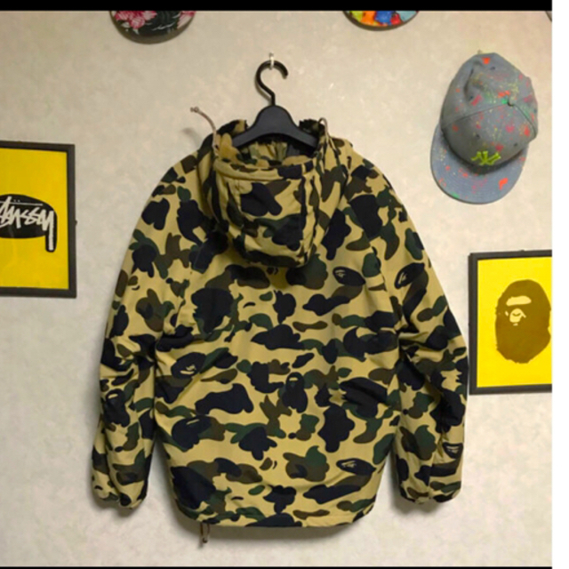 A BATHING APE(アベイシングエイプ)のレア‼️ A BATHING APE の1stカモボア プルオーバー‼️ メンズのジャケット/アウター(ダウンジャケット)の商品写真