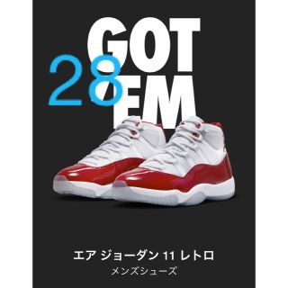 ナイキ(NIKE)のNike Air Jordan 11 Varsity Red 28cm(スニーカー)