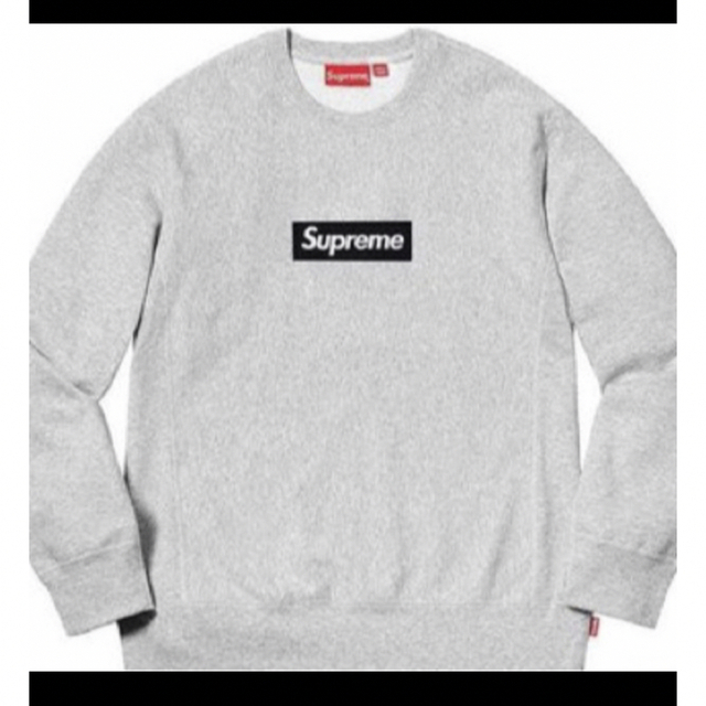 Supreme Box Logo Crewneck "Heather Grey"