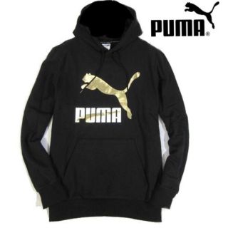 プーマ(PUMA)の【PUMA / プーマ】プルオーバー パーカースウェット メンズ・Lブラック(パーカー)