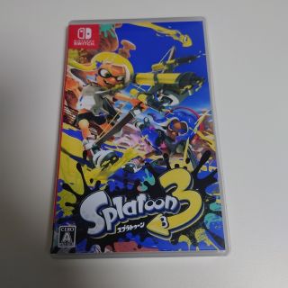 ニンテンドースイッチ(Nintendo Switch)のスプラトゥーン3　中古(携帯用ゲームソフト)