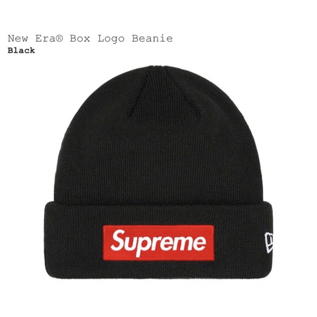 supreme ビーニー　NEW ERA BOX LOGO Beanie帽子