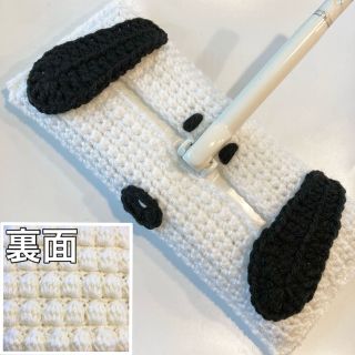 【ハンドメイド】モップカバー　アクリルモップ　クイックルワイパー　モップ(日用品/生活雑貨)