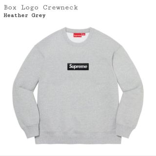 シュプリーム(Supreme)のSupreme Box Logo Crewneck Heather Grey(スウェット)