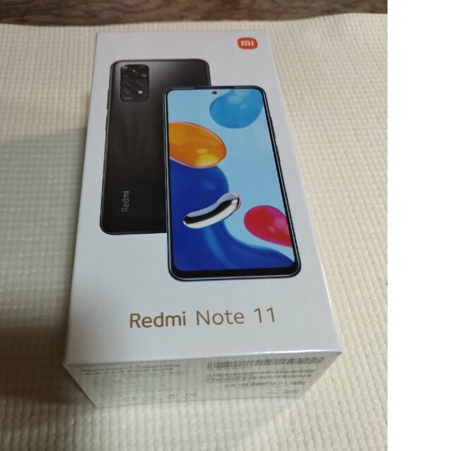 Xiaomi Redmi note 11 simフリー　新品未開封 スマホ/家電/カメラのスマートフォン/携帯電話(スマートフォン本体)の商品写真