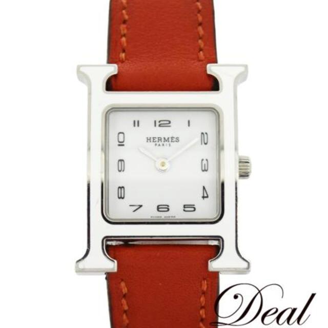 Hermes - HERMES エルメス  Hウォッチ ホワイトラッカーベゼル  HH1.220  レディース 腕時計