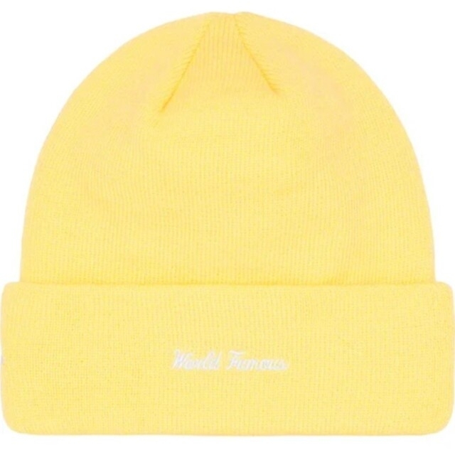 Supreme New Era Box Logo Beanie Yellow