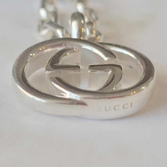 Gucci(グッチ)の☆磨き済☆【GUCCI グッチ】 GGモチーフ ネックレス シルバーアクセサリー レディースのアクセサリー(ネックレス)の商品写真