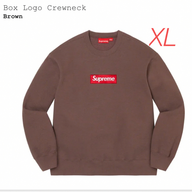 BOX LOGO CREWNECK   SIZE XL