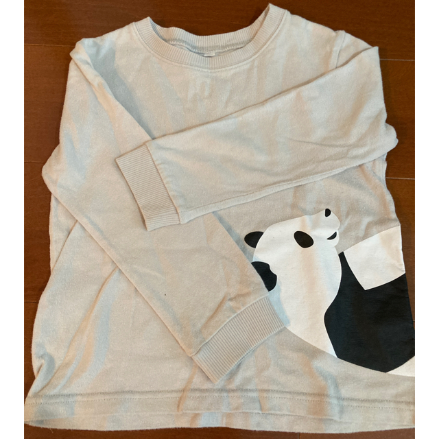 MUJI (無印良品)(ムジルシリョウヒン)の無印良品　トレーナー　120 キッズ/ベビー/マタニティのキッズ服女の子用(90cm~)(Tシャツ/カットソー)の商品写真