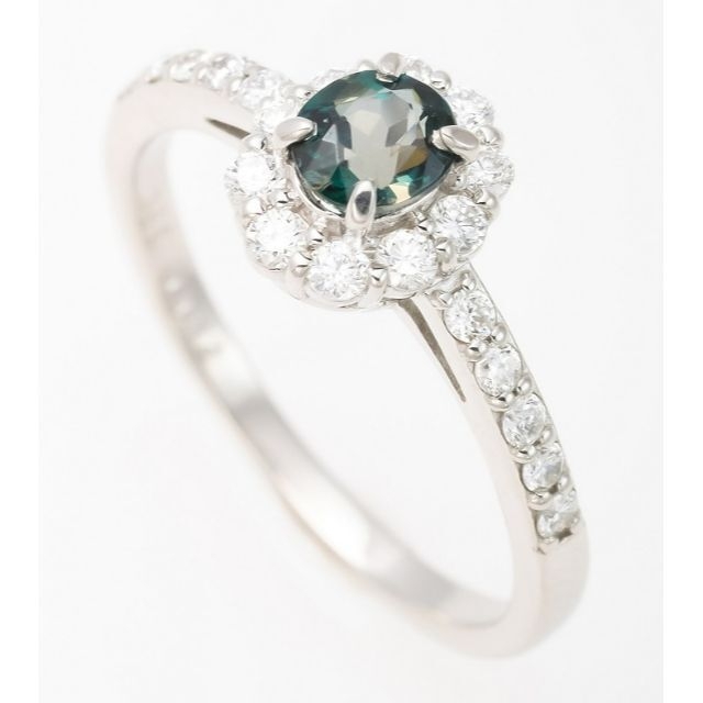 Pt900 グランディディエライト・ダイヤモンド 指輪 品番r22-296 レディースのアクセサリー(リング(指輪))の商品写真