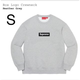 シュプリーム(Supreme)の【S】Supreme Box Logo Crewneck Grey(スウェット)