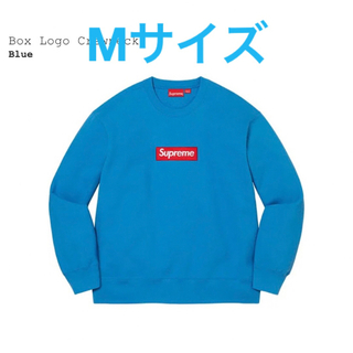 シュプリーム(Supreme)のSupreme Box Logo Crewneck Blue M(スウェット)