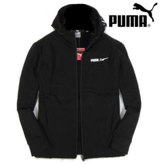 プーマ(PUMA)の【PUMA/プーマ】裏フリース ジップアップパーカー メンズLサイズ（ブラック）(パーカー)