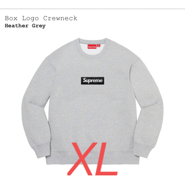 Supreme 22F/W Box Logo Crewneck XL