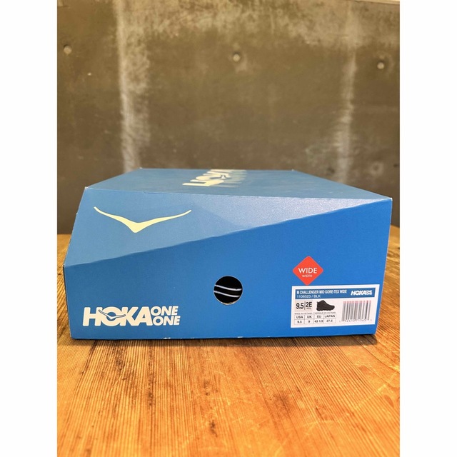 HOKA ONE ONE(ホカオネオネ)のHOKA CHALLENGER MID GTX WIDE 1106523 BLK メンズの靴/シューズ(スニーカー)の商品写真