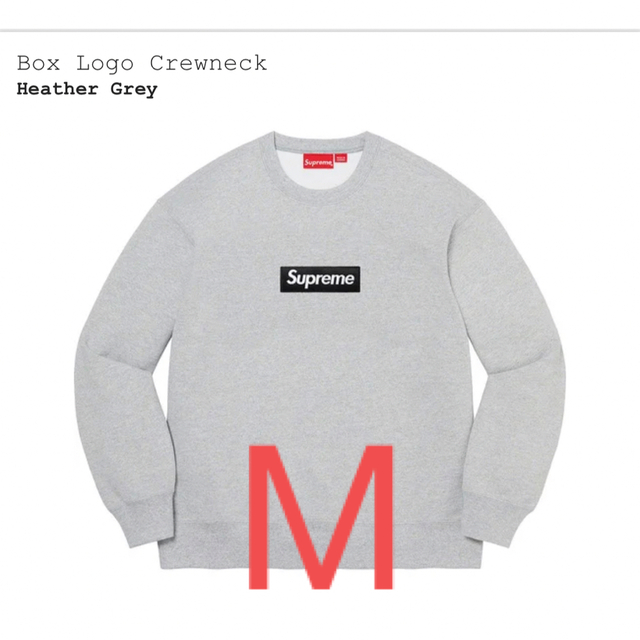 Supreme 22F/W Box Logo Crewneck Mスウェット