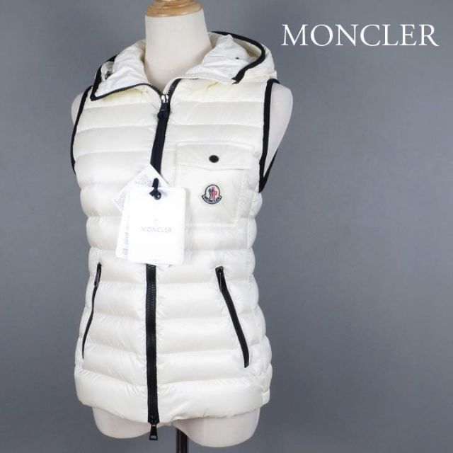 値下げしました！モンクレール MONCLER ベスト 白 レディース 希少サイズ-