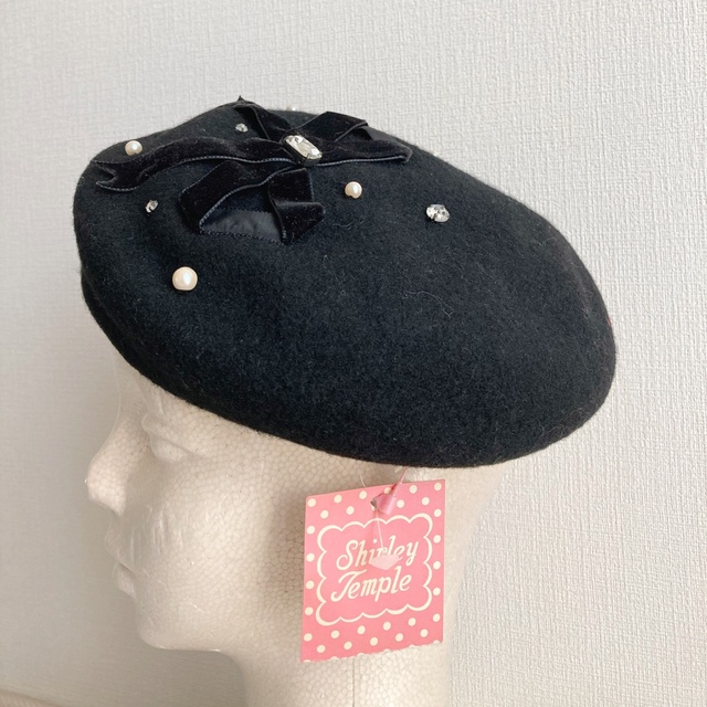 Shirley Temple(シャーリーテンプル)のシャーリーテンプル　リボンベレー帽 レディースの帽子(ハンチング/ベレー帽)の商品写真