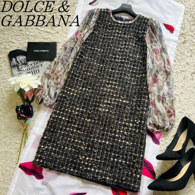 【希少】DOLCE\u0026GABBANA トートバッグ  花柄 総柄