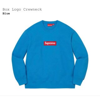 シュプリーム(Supreme)のSupreme Box Logo Crewneck Blue(スウェット)