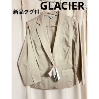 グラシア(GLACIER)の新品　タグ付訳あり　グラシア　ジャケット　ベージュ　テーラード　春夏　ストレッチ(テーラードジャケット)