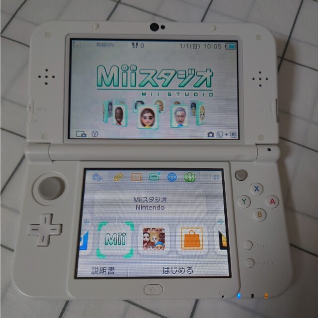 超美品Newニンテンドー3DS LL パールホワイト