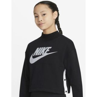 ナイキ(NIKE)の【新品】 NIKE スウェット男女兼用 ブラック(Tシャツ/カットソー)